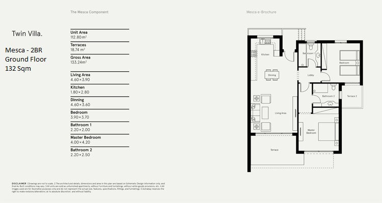 2BR Twin Villa with Sea view Mesca Soma  - 9